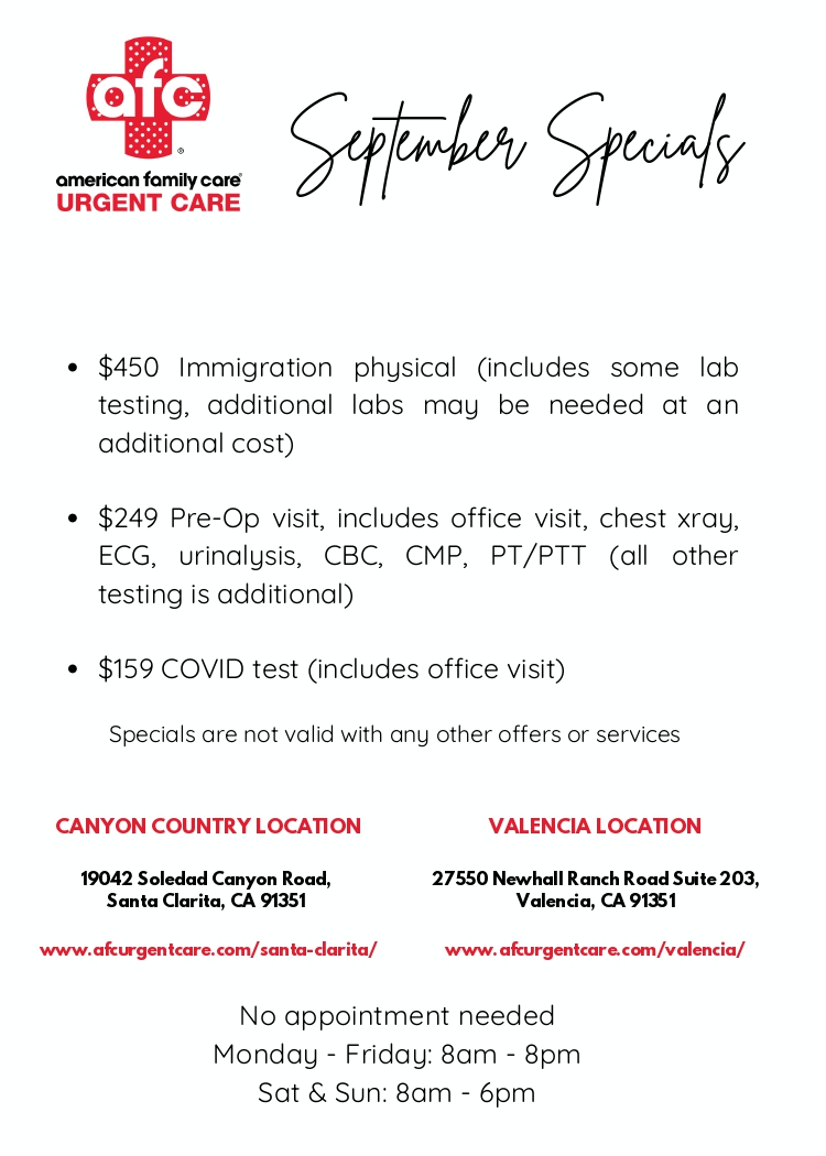 August Specials